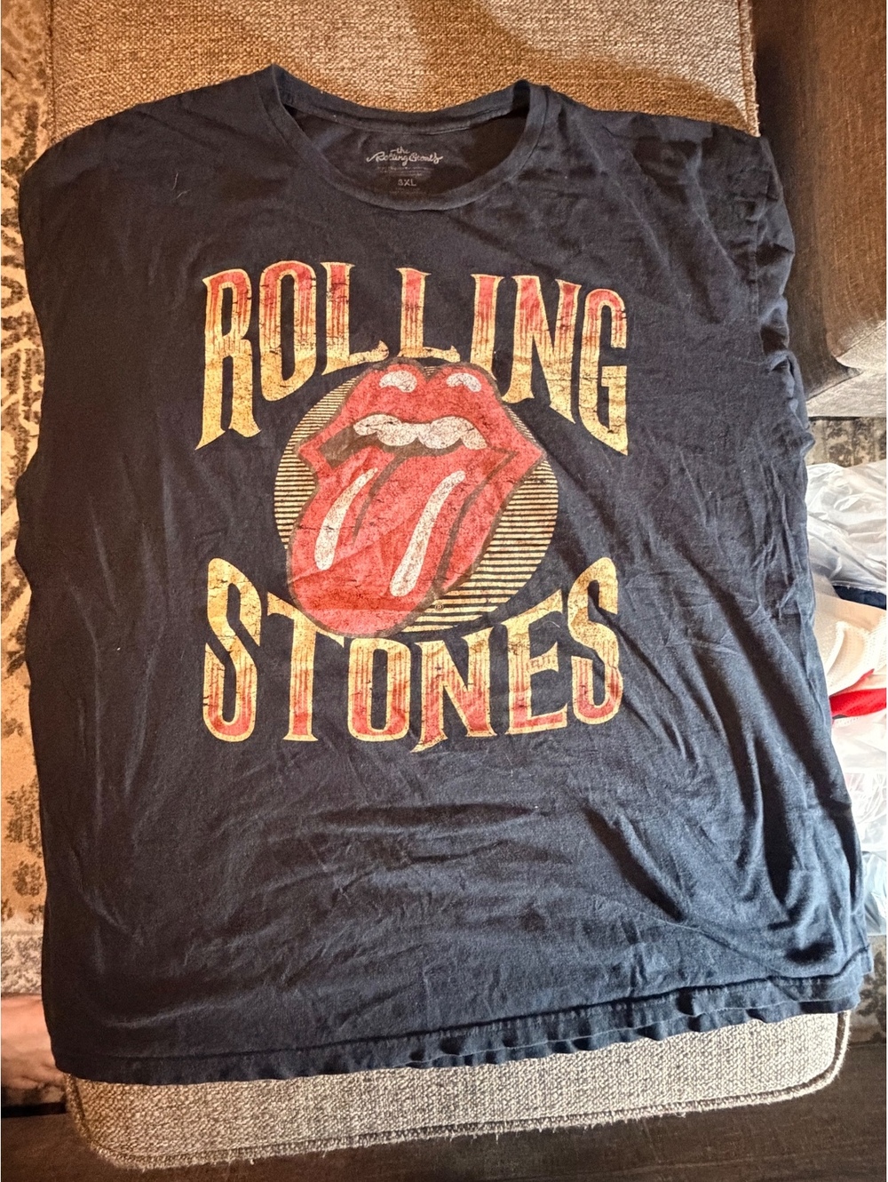 The Rolling Stones Black Graphic T-Shirt Size 3XL